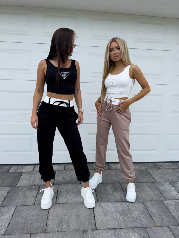 Spodnie DUO COLOR - czarne