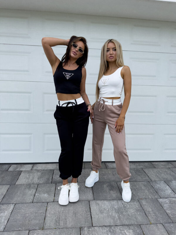 Spodnie DUO COLOR - czarne
