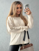 Sweter ALMOND - beżowy