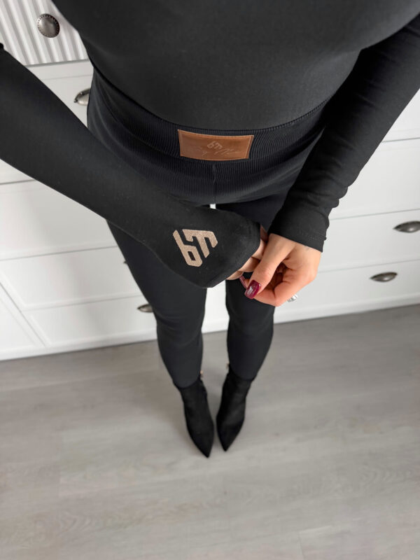 Legginsy COTTON - czarne