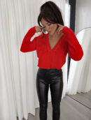 Sweter REGISTER - czerwony