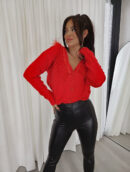 Sweter REGISTER - czerwony