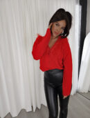 Sweter REGISTER - czerwony