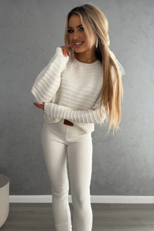 Sweter MALIBU AUTUMN – ecru