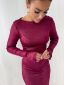 Bluzka SHY Diamond - bordowa