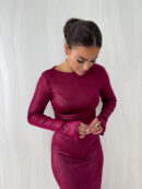 Bluzka SHY Diamond - bordowa