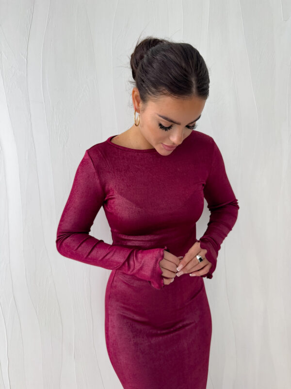 Bluzka SHY Diamond - bordowa
