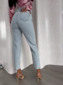 Jeansy MOM FIT LOWE – jeansowe