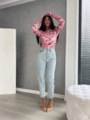 Jeansy MOM FIT LOWE – jeansowe