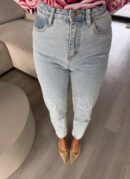 Jeansy MOM FIT LOWE – jeansowe