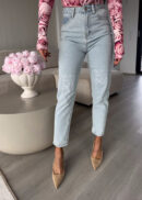 Jeansy MOM FIT LOWE – jeansowe