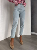 Jeansy MOM FIT LOWE – jeansowe