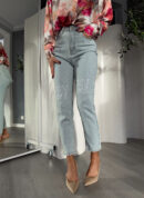 Jeansy MOM FIT LOWE – jeansowe