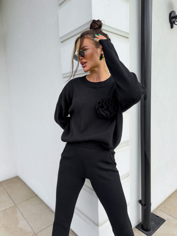 Komplet DELANI LONG – czarny