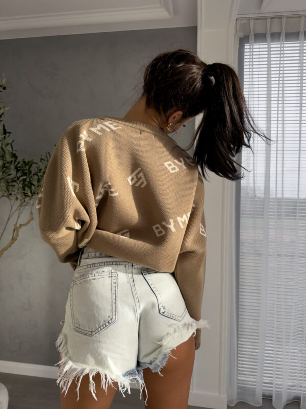 Sweter ZARRA By Me – ciemny beż
