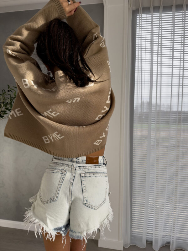 Sweter ZARRA By Me – ciemny beż