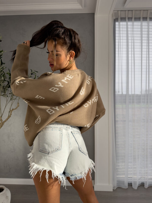 Sweter ZARRA By Me – ciemny beż