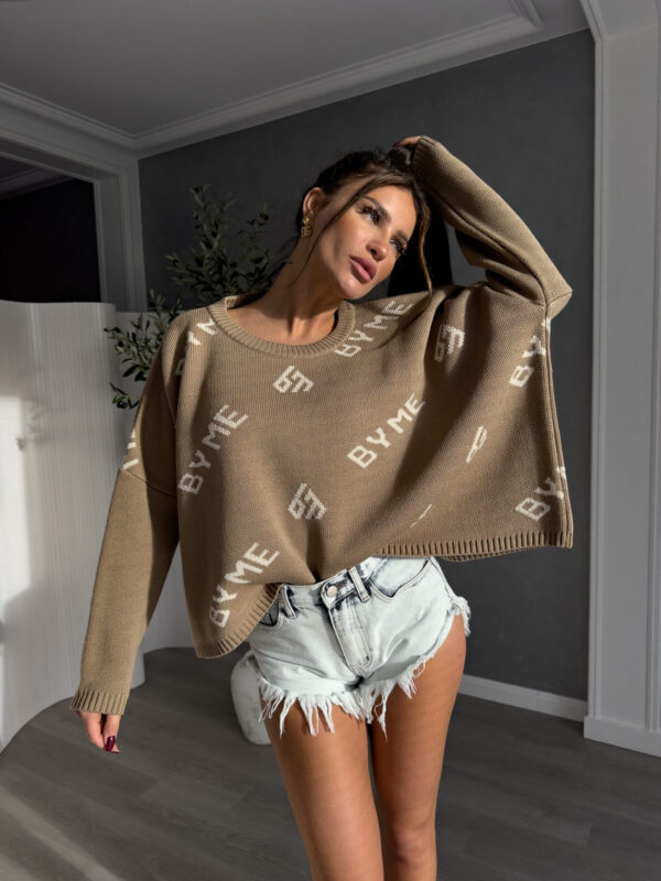 Sweter ZARRA By Me – ciemny beż