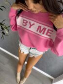 Sweter CR By Me - różowy
