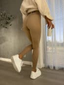 Legginsy GYM - ciemny beż