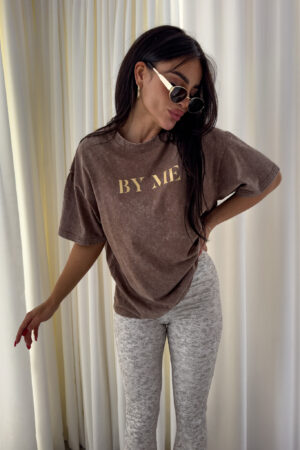 T-shirt EMPIRE - beżowy