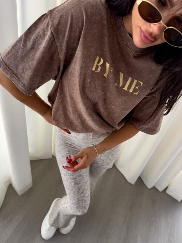 T-shirt EMPIRE - beżowy