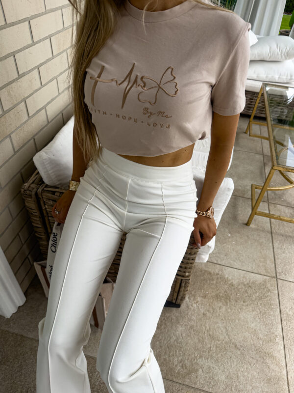 T-shirt HOPE – ciemny beż