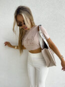 T-shirt HOPE – ciemny beż