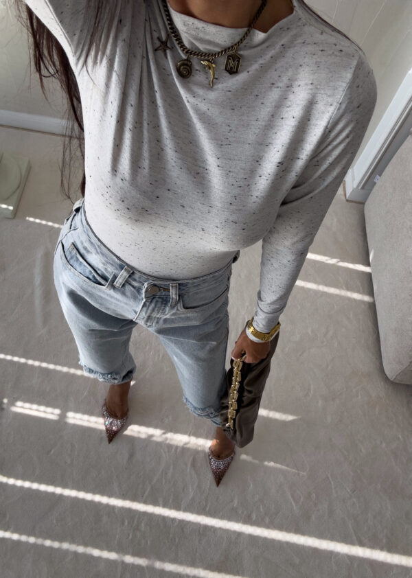 Bluzka SKIN II print – marble