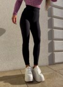 Legginsy FIT logo - czarne