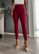 Legginsy GYM - bordowe