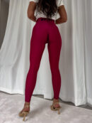 Legginsy GYM - bordowe