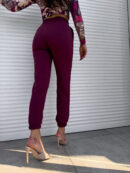 Spodnie joggery BODA – bordowe