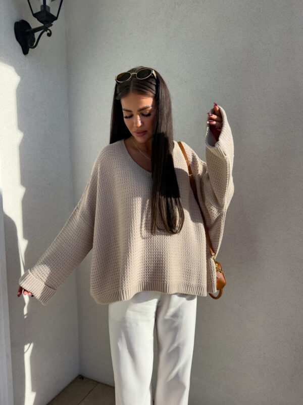 Sweter OLENA - beżowy