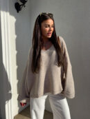 Sweter OLENA - beżowy