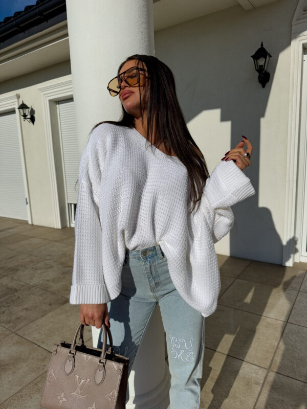 Sweter OLENA - ecru