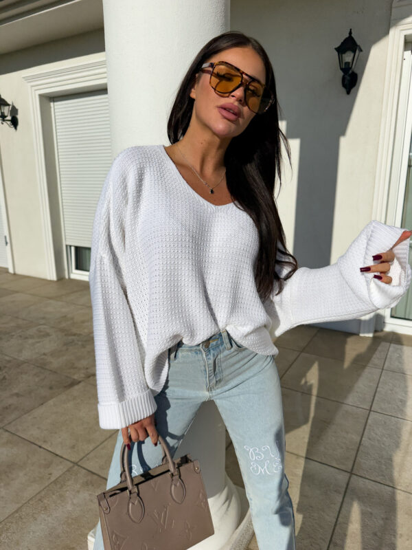Sweter OLENA - ecru