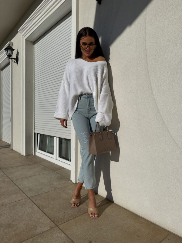 Sweter OLENA - ecru