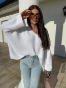 Sweter OLENA - ecru