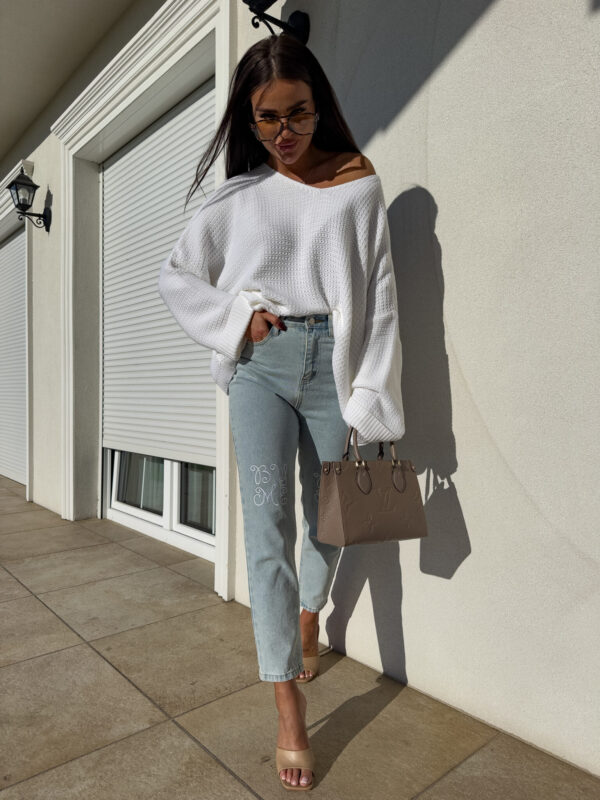 Sweter OLENA - ecru