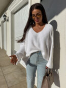 Sweter OLENA - ecru