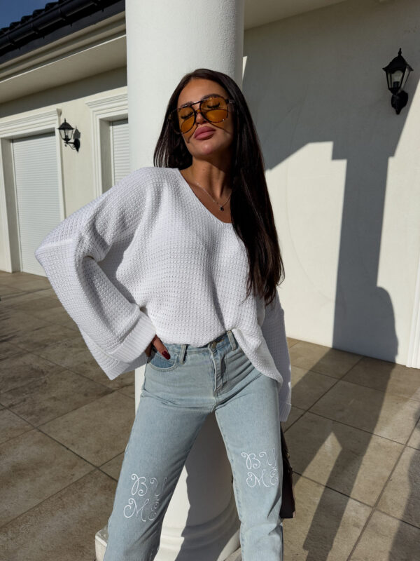 Sweter OLENA - ecru