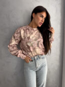 Bluza ARLETT cekiny - pudrowy róż