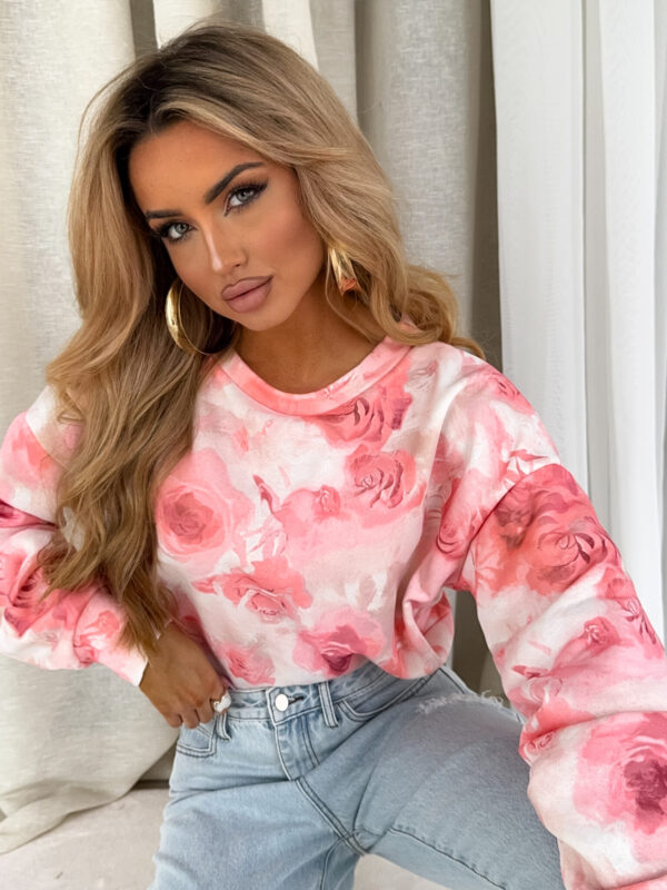 Bluza MARC print – peach
