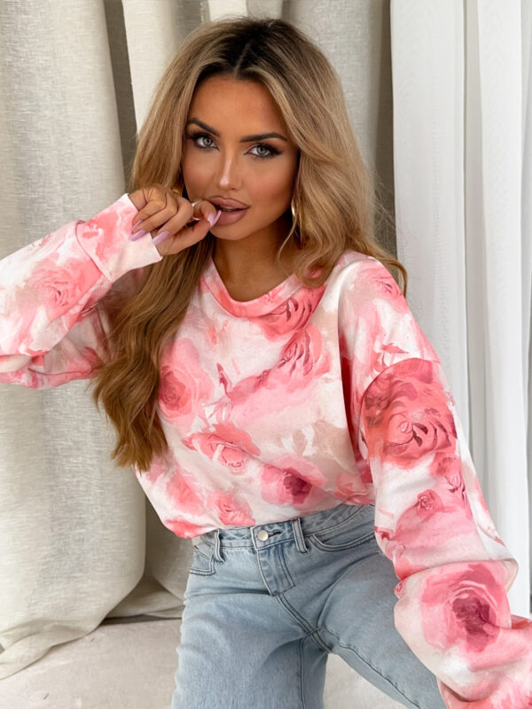 Bluza MARC print – peach