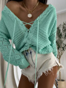 Sweter SUNNY – miętowy