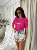 Sweter FOCUS – fuksja
