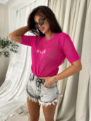 Sweter FOCUS – fuksja