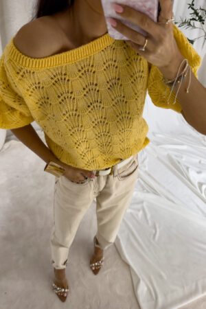 Sweter SENSES – żółty