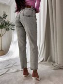 Jeansy MOM FIT DEK – szare